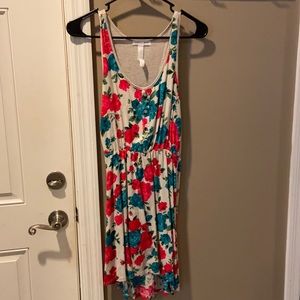 Small floral mini dress